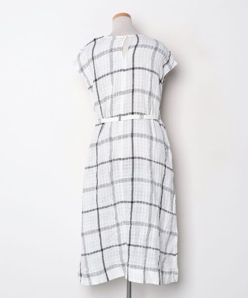 「MELROSE claire」 半袖ワンピース - ホワイト レディース_画像2