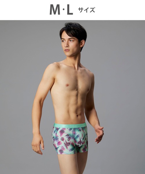 BROS ボクサーパンツ 「ハナコトバパンツ」 ボクサーパンツ 前閉じ