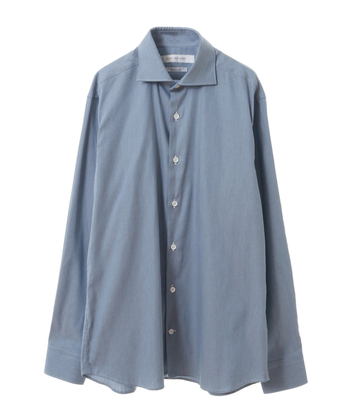 「MEN'S MELROSE」 長袖シャツ 2 ブルー メンズ_画像3
