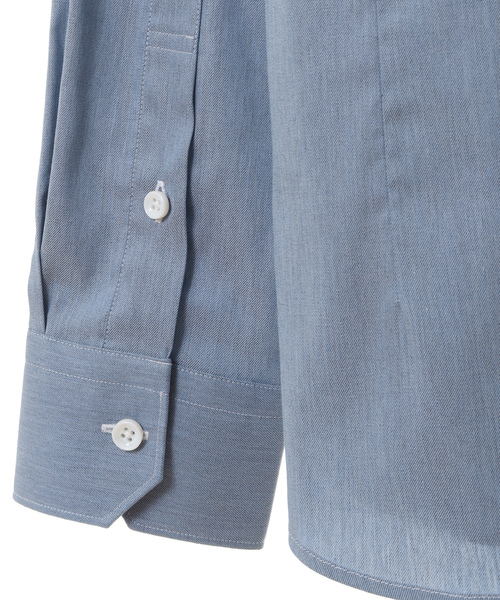 「MEN'S MELROSE」 長袖シャツ 2 ブルー メンズ_画像7