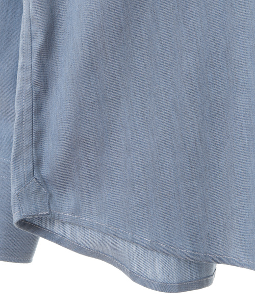 「MEN'S MELROSE」 長袖シャツ 2 ブルー メンズ_画像8