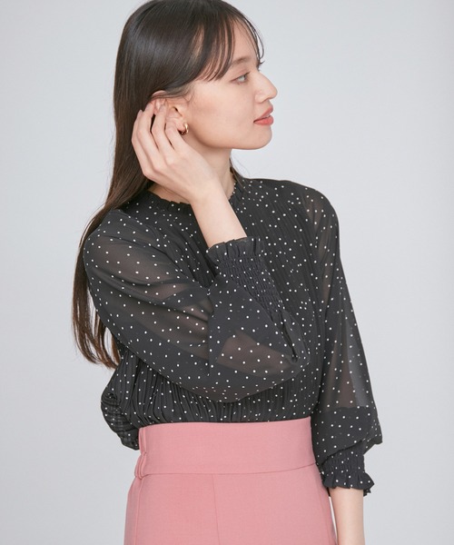 「VIS」 長袖ブラウス FREE キナリ レディース_画像5