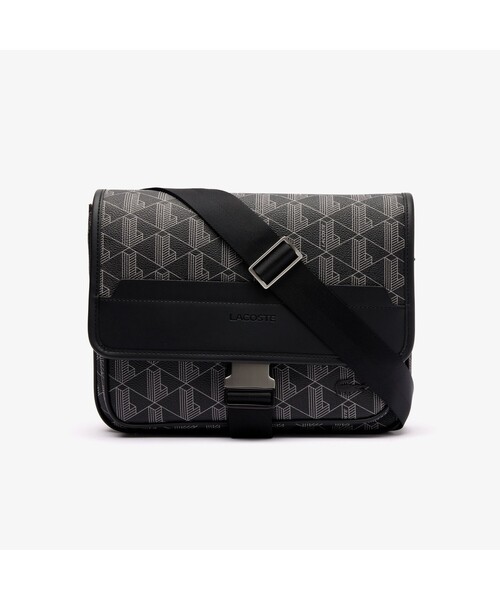 LACOSTE メッセンジャーバッグ 幾何学模様 LACOSTE（ラコステ） ショルダーバッグ 「LACOSTE」MESSENGER BAG