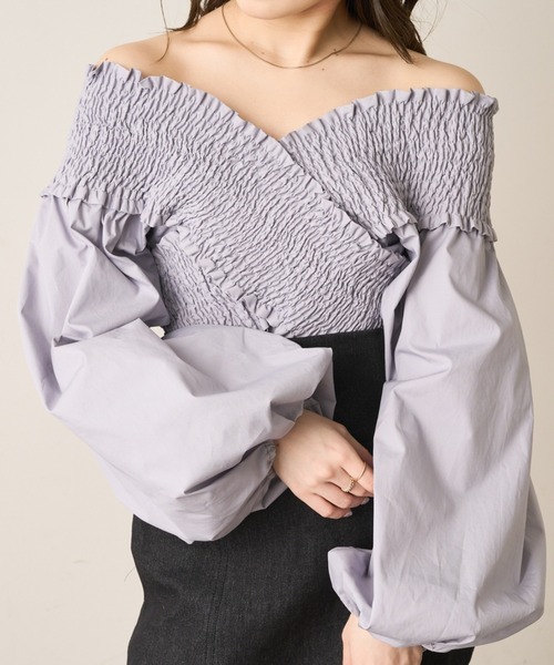 「Chico」 長袖ブラウス FREE ホワイト レディース_画像2