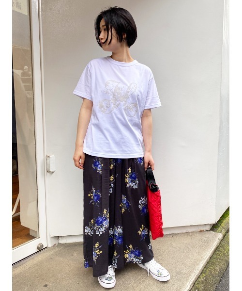 「SUPER HAKKA」 半袖Tシャツ FREE ネイビー レディース_画像7