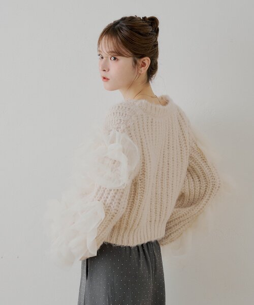 Chico（チコ） ニット セーター 「SALON by Chico」ランダムチュール