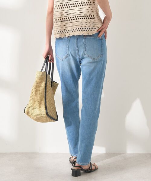 「AMERICAN HOLIC」 デニムパンツ L ライトインディゴブルー レディース_画像3