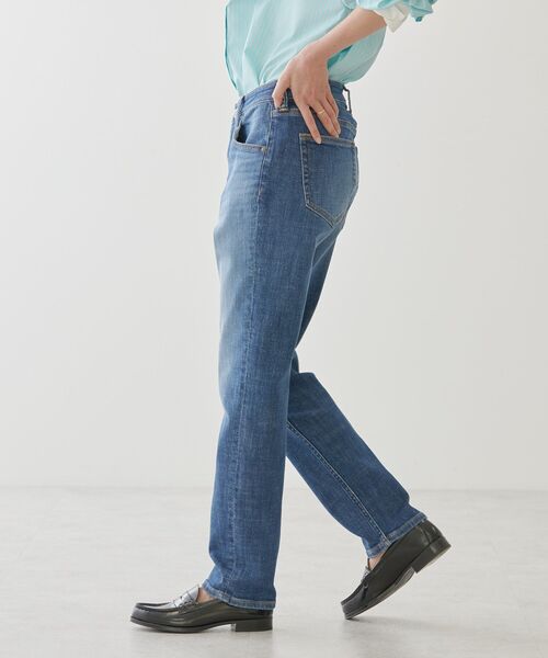 「AMERICAN HOLIC」 デニムパンツ L ライトインディゴブルー レディース_画像7