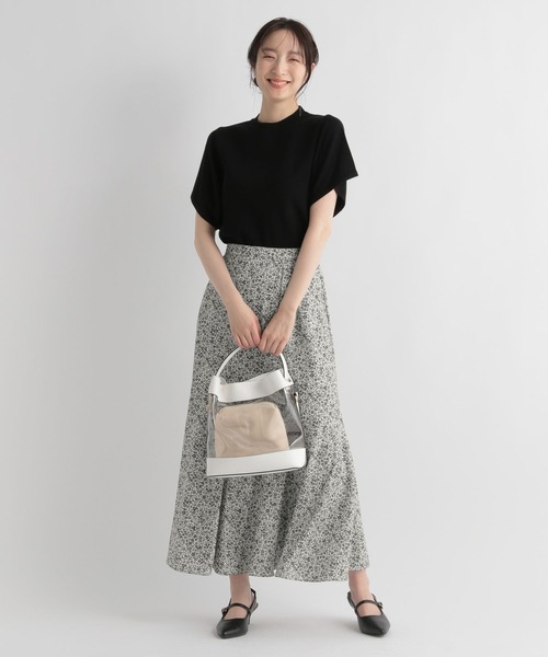 「Andemiu」 ロングスカート FREE グレー レディース_画像3