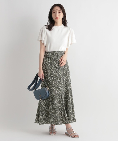 「Andemiu」 ロングスカート FREE グレー レディース_画像5