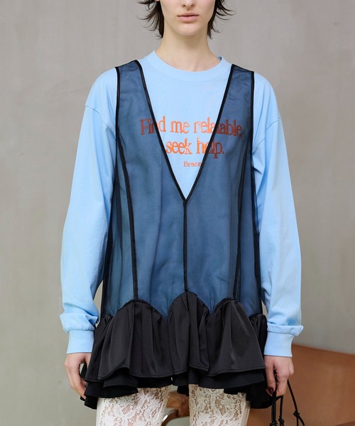 MAISON SPECIAL（メゾンスペシャル） tシャツ Find Me Long T-Shirt