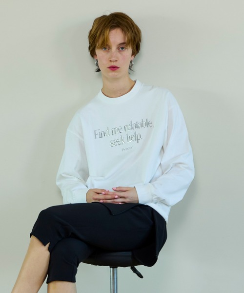 MAISON SPECIAL（メゾンスペシャル） tシャツ Find Me Long T-Shirt
