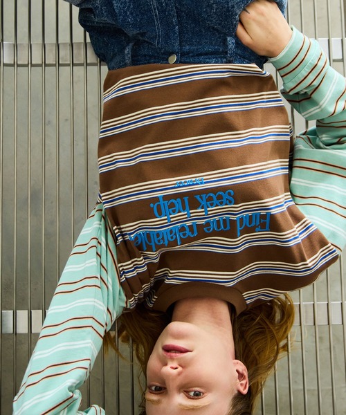 MAISON SPECIAL（メゾンスペシャル） tシャツ Find Me Long T-Shirt