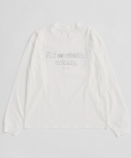 MAISON SPECIAL（メゾンスペシャル） tシャツ Find Me Long T-Shirt