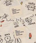 ベビー服 ロンパース ねこ・うさぎガーゼロンパスの詳細画像2