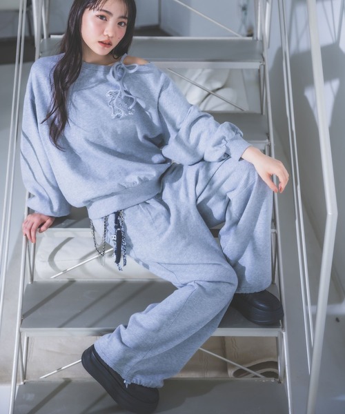 repipi armario（レピピアルマリオ） パンツ Acidルーズスウェット