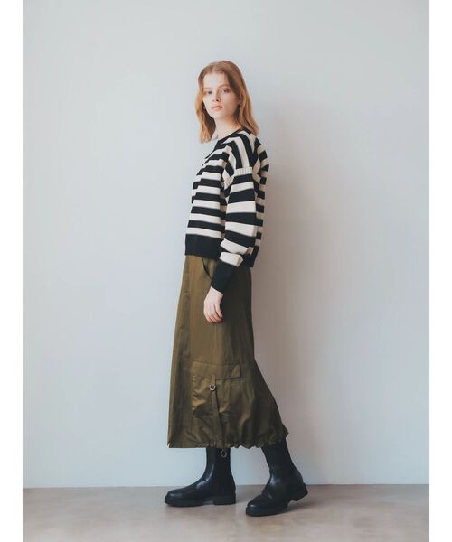 「YECCA VECCA」 長袖ニット FREE ブラック レディース_画像9