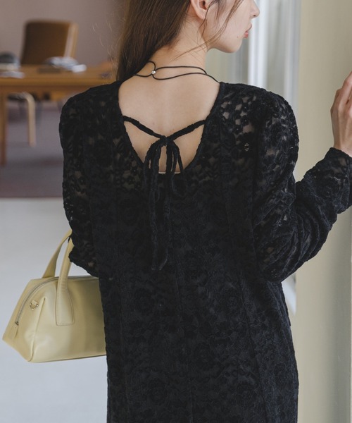 Kastane（カスタネ） 長袖ワンピース 0 ブラック レディース