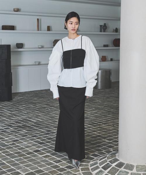 AIC. ロングスカート FREE ブラック レディース : ZOZOTOWN Yahoo!店