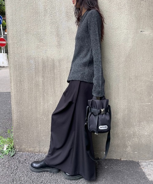 AIC. ロングスカート FREE ブラック レディース : ZOZOTOWN Yahoo!店