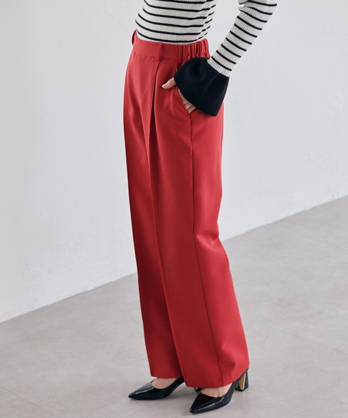 「RANAN」 スラックス LL ブラウン レディース_画像8