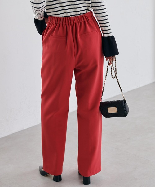 「RANAN」 スラックス LL ブラウン レディース_画像9