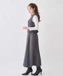 セットアップ ジレ&プリーツスカートセット レ...の詳細画像4