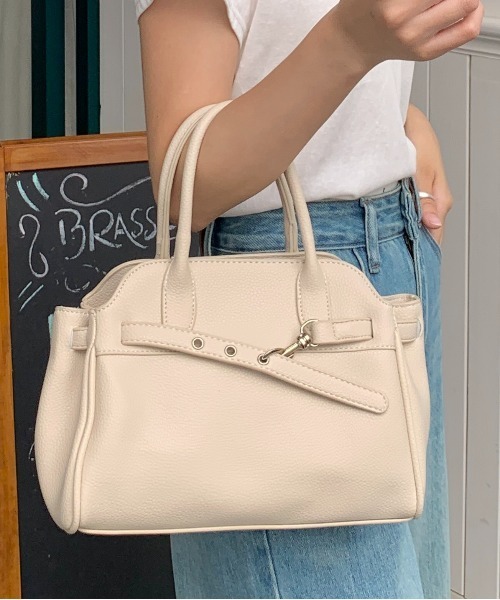 FINEnough ショルダーバッグ バッグ ベルト付きハンドル2WAYミニ 