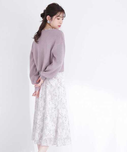 「PROPORTION BODY DRESSING」 ニットカーディガン FREE グレー レディース_画像5