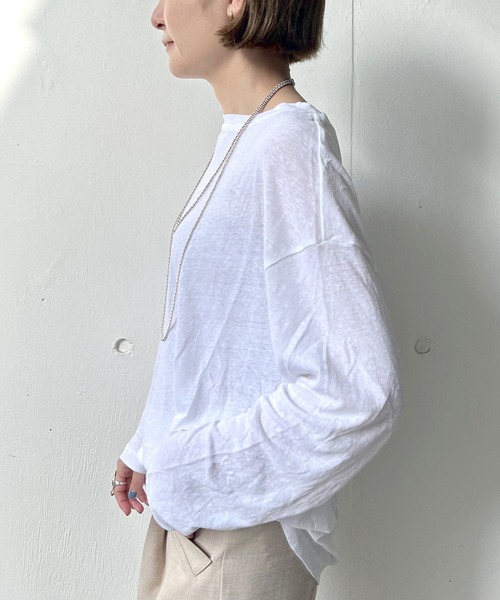 「SHENERY」 長袖カットソー FREE ブラック レディース_画像8