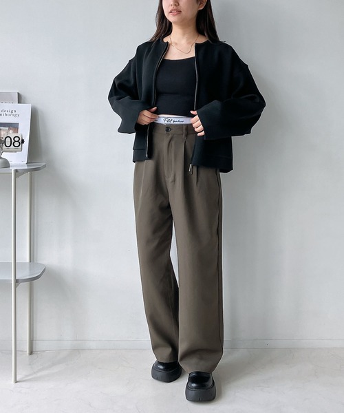 「AS KNOW AS plus」 ニットカーディガン FREE ホワイト×ブラック レディース_画像5