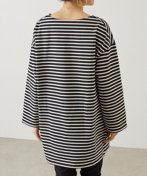 BEARDSLEY（ビアズリー） tシャツ イニシャル入りボーダーチュニック