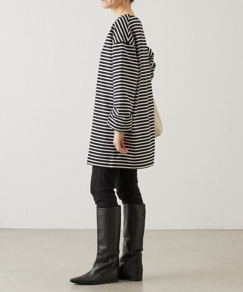 BEARDSLEY（ビアズリー） tシャツ イニシャル入りボーダーチュニック