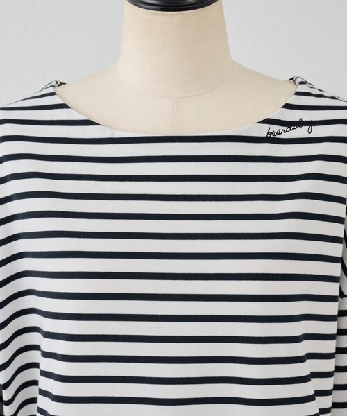 BEARDSLEY（ビアズリー） tシャツ イニシャル入りボーダーチュニック