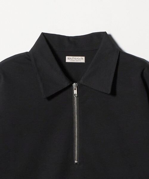 BEAUTY＆YOUTH UNITED ARROWS tシャツ DENCE コットン ジップ ポロ