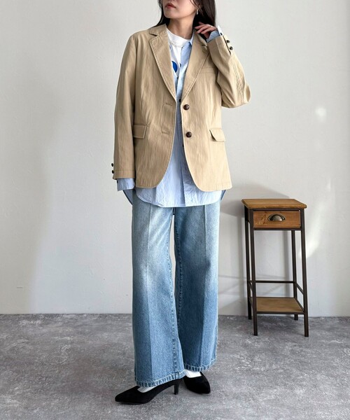 「fredy emue」 デニムパンツ 38 ネイビー レディース_画像4