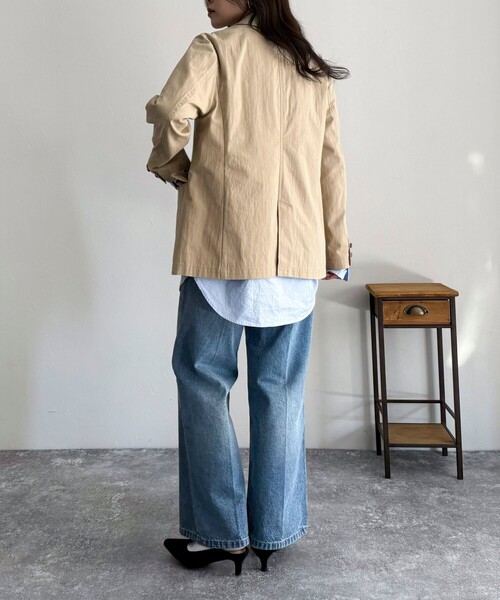 「fredy emue」 デニムパンツ 38 ネイビー レディース_画像7