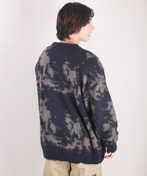 「WESTSEA」 長袖ニット L チャコール メンズ_画像4