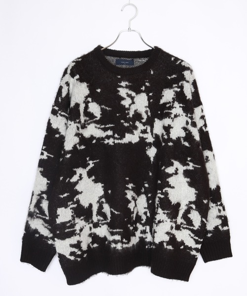 「WESTSEA」 長袖ニット L チャコール メンズ_画像7