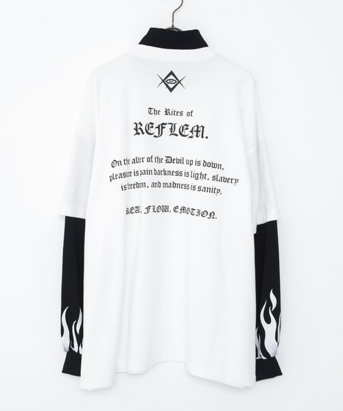 「REFLEM」 長袖カットソー FREE ブラック レディース_画像5