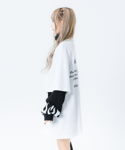 「REFLEM」 長袖カットソー FREE ブラック レディース_画像9