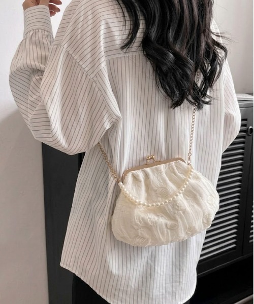 Maison Calme ショルダーバッグ バッグ 「2WAY」ふんわりチュール