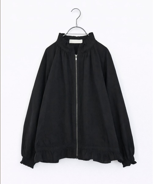 Marilyn Moon（マリリンムーン） ブルゾン アウター pleats sheer