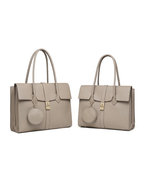 「GUSCIO」 トートバッグ FREE ベージュ レディース_画像4