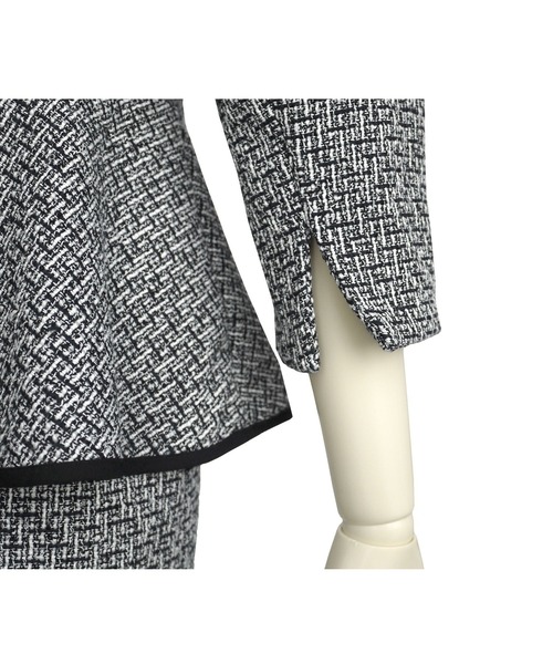 「RUIRUE BOUTIQUE」 7分袖ワンピース L ネイビー レディース_画像7