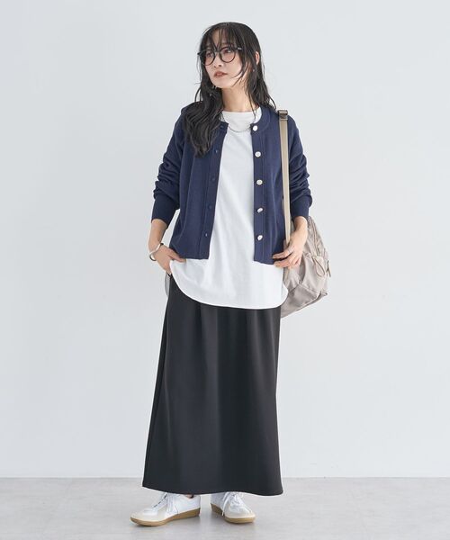 Green Parks（グリーンパークス） ロング スカート 楽ちんリップルI