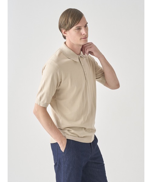 JOHN SMEDLEY（ジョンスメドレー） ポロシャツ 半袖 半袖コットン