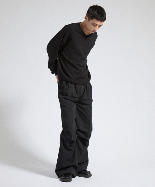 Parts Lab. ワイドパンツ パンツ 「Parts Lab.」Herringbone Tuck