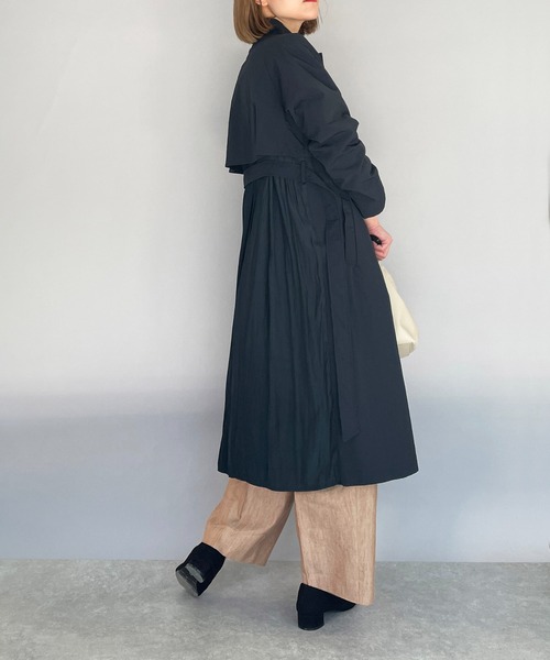 「PICCIN」 コート M ネイビー レディース_画像3