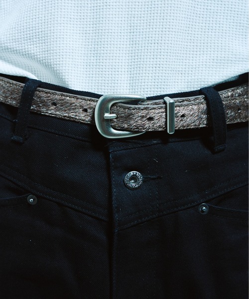 Camphor wood ベルト VEGAN HARAKO WESTERN BELT / ヴィーガンハラコ